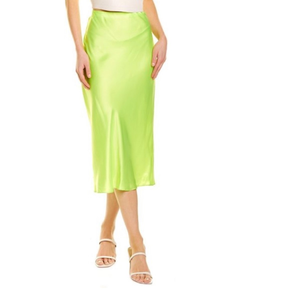 Amanda Uprichard Midi Skirt; Size: L; Color: Green; Never Worn